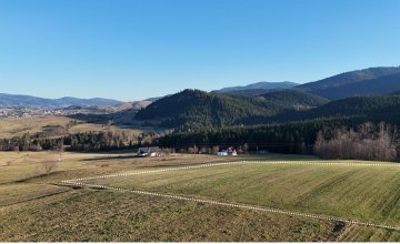 Działka widokowa Niedźwiedź 6000m2 blisko lasu