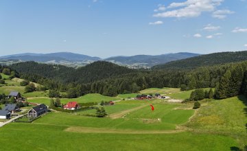 Widokowa działka budowlana 2870m2 Poręba Wielka, Orkanówka